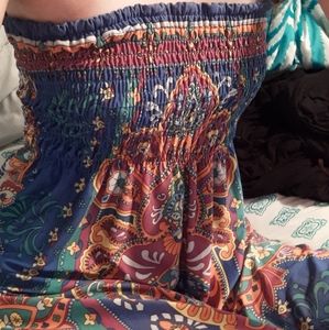 Sleeveless silk dress